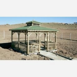 4x4 Kare Ahşap Kamelya