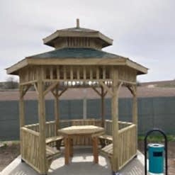 3x3 Altıgen Ahşap Kamelya