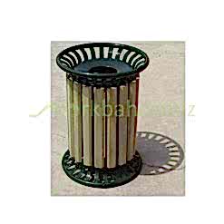 Çember Ahşap Çöp Kovası