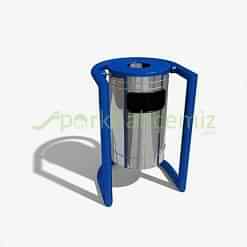 Paslanmaz Dış Mekan Çöp Kovası